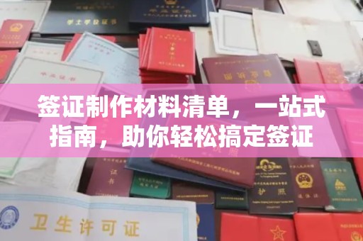 谯城签证制作材料清单，一站式指南，助你轻松搞定签证