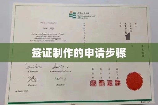 谯城签证制作的申请步骤