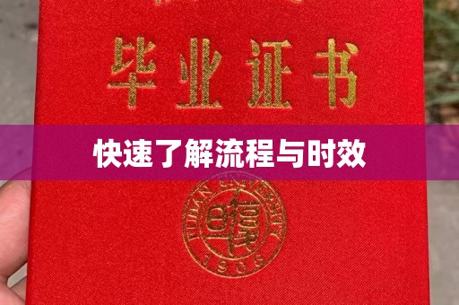 谯城快速了解流程与时效