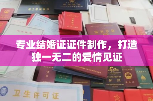 谯城专业结婚证证件制作，打造独一无二的爱情见证