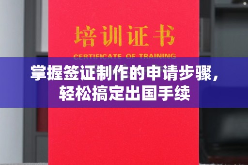 谯城掌握签证制作的申请步骤，轻松搞定出国手续