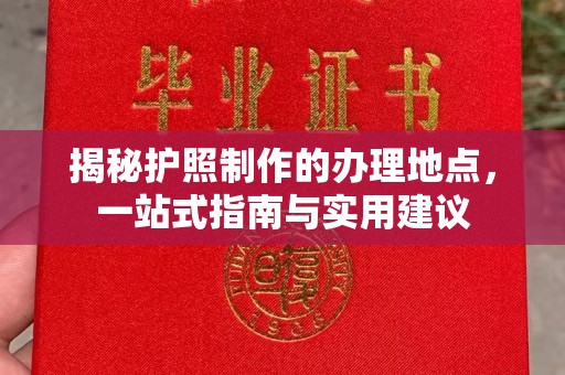 谯城揭秘护照制作的办理地点，一站式指南与实用建议
